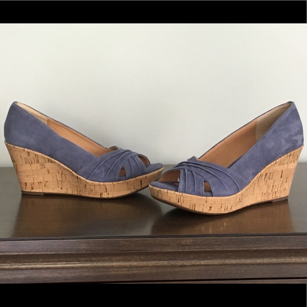 Sofft periwinkle wedge  - New